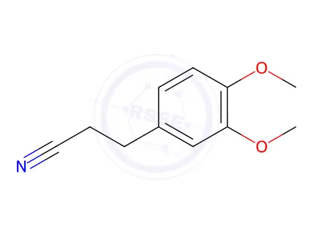 Chemical structure of 3-(3,4-dimethoxyphenyl)propanenitrile