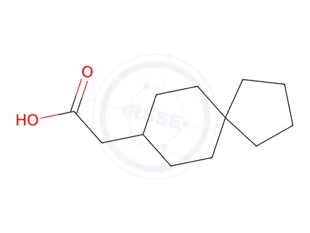 Chemical structure of 2-{spiro[4.5]decan-8-yl}acetic acid