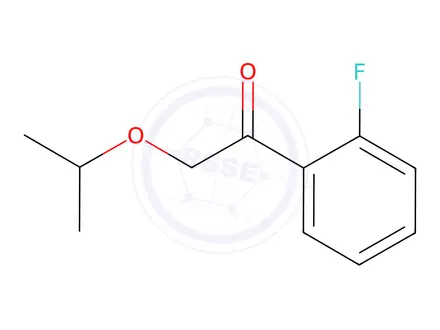 Chemical structure of 1-(2-fluorophenyl)-2-(propan-2-yloxy)ethan-1-one