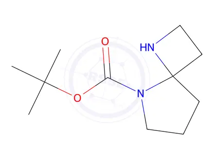 Chemical structure of tert-Butyl 1,5-diazaspiro[3.4]octane-5-carboxylate