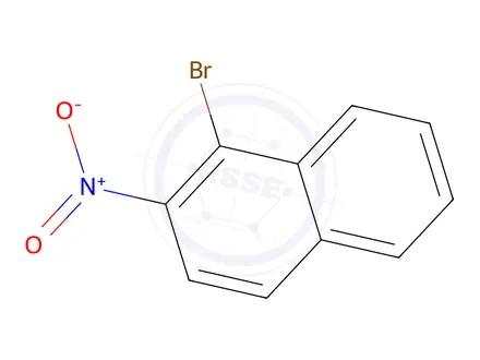 Chemical structure of 1-Bromo-2-nitronaphthalene