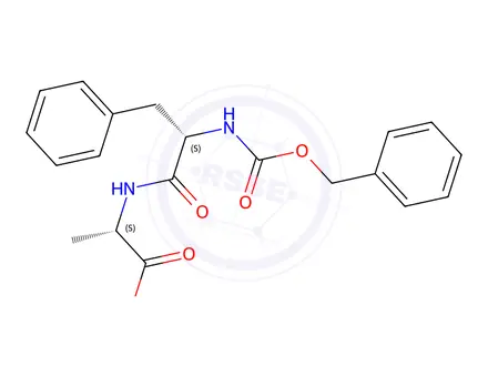 Chemical structure of Z-Phe-Ala-OH