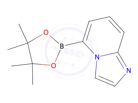Chemical structure of 5-(4,4,5,5-Tetramethyl-1,3,2-dioxaborolan-2-yl)imidazo[1,2-a]pyridine