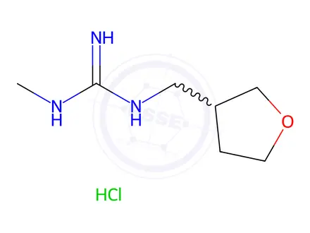 Chemical structure of Dinotefuran DN Hydrochloride