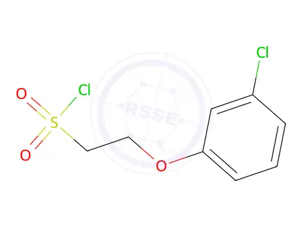 Chemical structure of 2-(3-Chlorophenoxy)ethane-1-sulfonyl chloride
