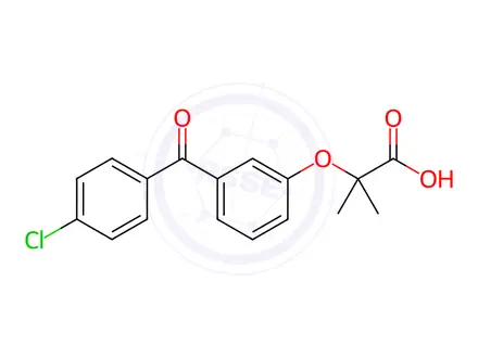 Chemical structure of Fenofibrate Impurity 14