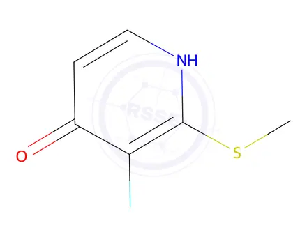 Chemical structure of 3-Fluoro-4-hydroxy-2-(thiomethyl)pyridine