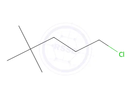 Chemical structure of 1-chloro-4,4-dimethylpentane