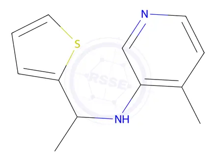 Chemical structure of 4-Methyl-N-(1-(thiophen-2-yl)ethyl)pyridin-3-amine