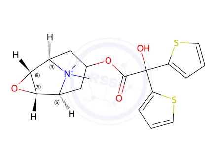 Chemical structure of Tiotropium