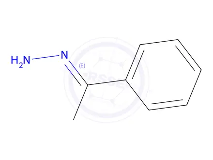 Chemical structure of 1-phenylethan-1-one hydrazone