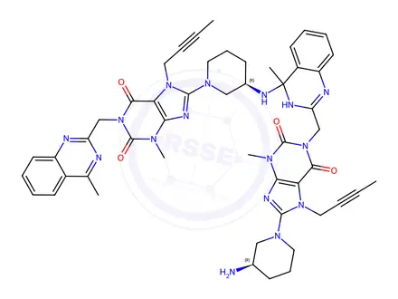 Chemical structure of Linagliptin impurity 176