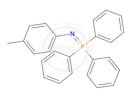 Chemical structure of N-(triphenylphosphoranylidene)-p-toluidine