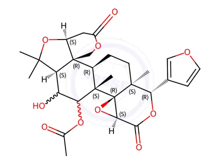 Chemical structure of Nomilin Impurity 101