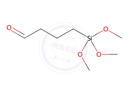 Chemical structure of 4-(Trimethoxysilyl)butanal