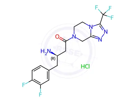 Chemical structure of Sitagliptin Impurity 136 HCl