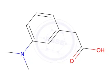 Chemical structure of 2-(3-(dimethylamino)phenyl)acetic acid