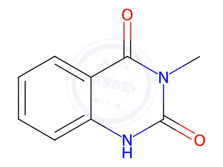 Chemical structure of 3-Methylquinazoline-2,4(1h,3h)-dione