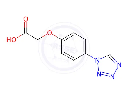 Chemical structure of (4-Tetrazol-1-yl-phenoxy)-acetic acid