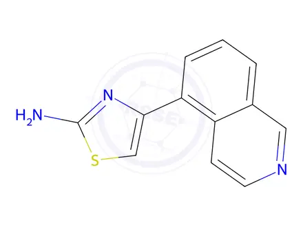Chemical structure of 4-(Isoquinolin-5-yl)thiazol-2(3h)-imine