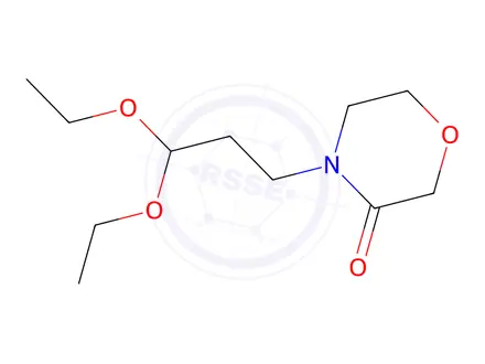 Chemical structure of 4-(3,3-Diethoxypropyl)morpholin-3-one