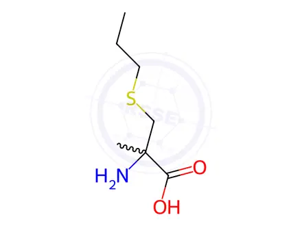 Chemical structure of 2-Methyl-3-(propylthio)-DL-alanine