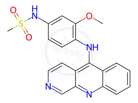 Chemical structure of Amsacrine Hydrochloride Impurity 24