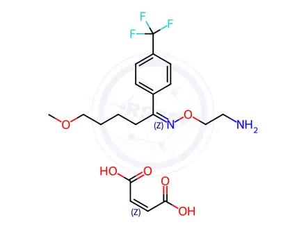 Chemical structure of Fluvoxamine EP Impurity B (Maleate)
