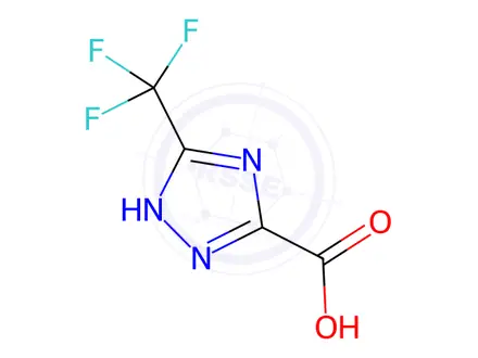 Chemical structure of 5-Trifluoromethyl-1H-1,2,4-triazole-3-carboxylic Acid