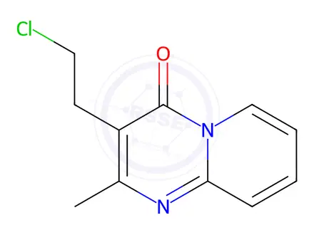 Chemical structure of 3-(2-Chloroethyl)-2-methyl-4H-pyrido[1,2-a]pyrimidin-4-one