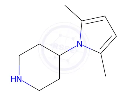 Chemical structure of 4-(2,5-dimethyl-1H-pyrrol-1-yl)piperidine