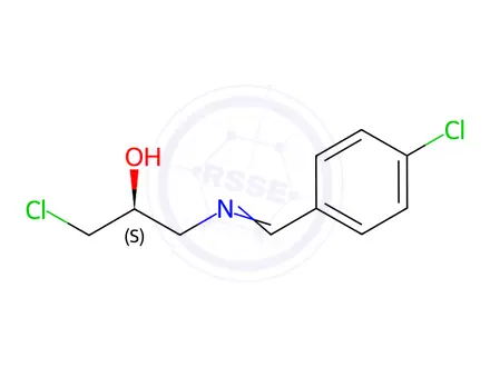 Chemical structure of (S)-(E,Z)-1-(4-chlorobenzylideneamino)-3-chloropropan-2-ol