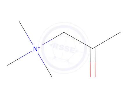 Chemical structure of acetonyltrimethylammonium