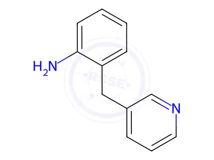 Chemical structure of 2-(Pyridin-3-ylmethyl)aniline