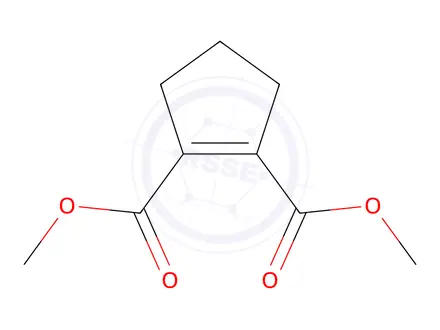Chemical structure of 1-Cyclopentene-1,2-dicarboxylic acid dimethyl ester