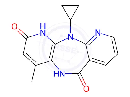Chemical structure of Nevirapine Impurity 8 (2-Hydroxy Nevirapine)