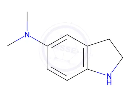 Chemical structure of N,N-dimethyl-2,3-dihydro-1H-indol-5-amine