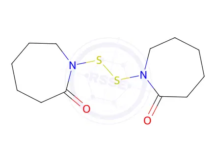 Chemical structure of N,N′-Dithiodicaprolactam