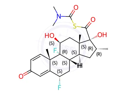 Chemical structure of Fluticasone Impurity 22