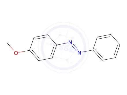 Chemical structure of (Z)-4-Methoxyazobenzene