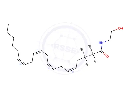 Chemical structure of Anandamide-d4