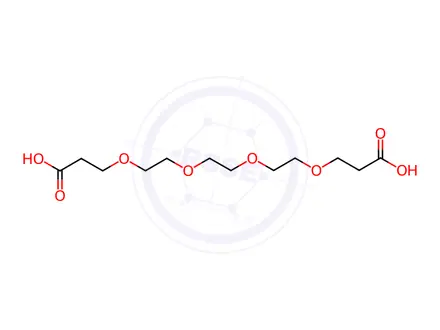 Chemical structure of 4,7,10,13-Tetraoxahexadecanedioic acid