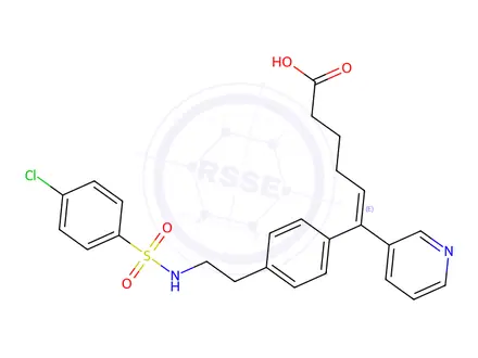 Chemical structure of Samixogrel