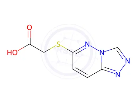 Chemical structure of ([1,2,4]Triazolo[4,3-b]pyridazin-6-ylthio)-acetic acid