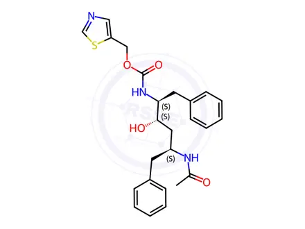 Chemical structure of Ritonavir EP Impurity C
