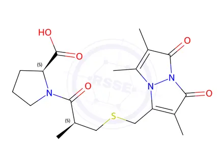 Chemical structure of Captopril Impurity 29