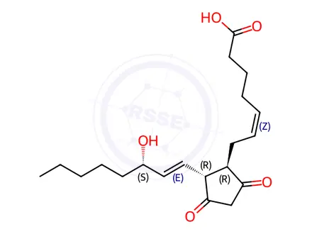 Chemical structure of Alprostadil Impurity 42