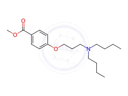 Chemical structure of 4-(3-(Dibutylamino)propoxy)benzoic Acid Methyl Ester