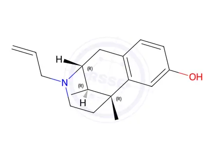 Chemical structure of N-ALLYLNORMETAZOCINE