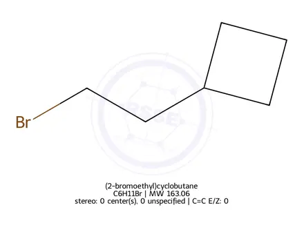 Chemical structure of (2-bromoethyl)cyclobutane